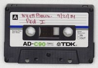 Wyatt Brown Oral History Interview, September 21, 1984
